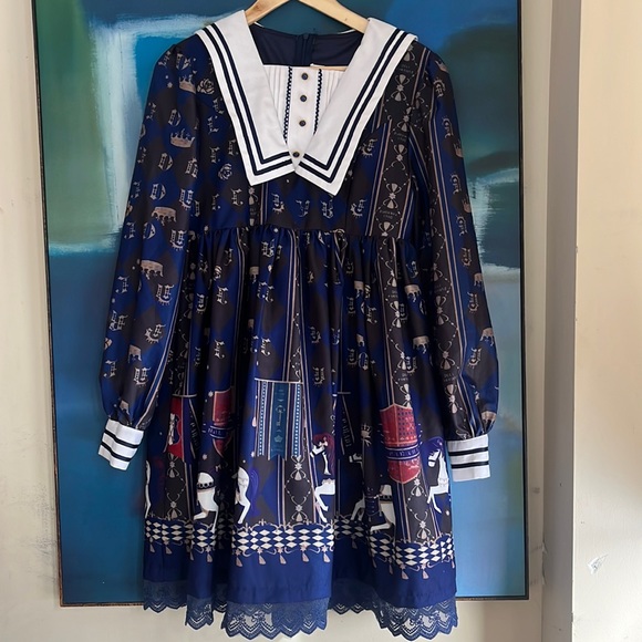 Yuefang Dresses & Skirts - Doli Paradise carousel horse dress by Yuefang